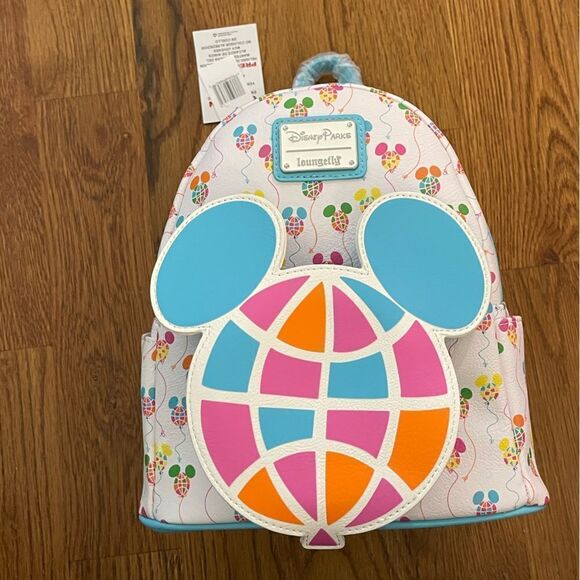 Loungefly X Disney Mickey Mouse Balloon 50th Anniversary Mini Backpack N… - Picture 6 of 7
